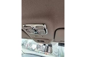 GENETICS YGAODWQ para Renault DACIA DUSTER 2018-2021 Accesorios cromado interior techo cúpula luz de lectura frontal panel marco pegatina cubierta 1 unids