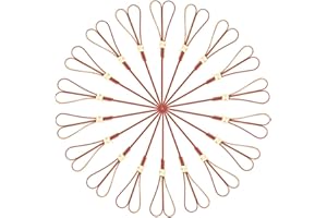 RMENOOR 100Pcs Palillos para Cócteles de Bambú Biogradable Palillos para Frutas de Estilo Japonés Palillos para Aperitivos de Nudo Forma Corazón Palos De Cóctel para Frutas Tapas Sandwiches