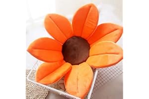 AOOPOO Materassino da Lavandino per Bagno di Neonati a Fiore, Pieghevole Morbido Protettivo in Spugna Tappeto da Bagno per Neonati Cuscino Morbido Traspirante per Vaschetta Vasca (Arancia)