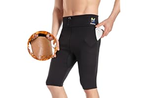 JOYANCE Pantalon Corto Hombre Deporte Adelgazantes, Shorts Deportivos, Pantalón Chandal, Mallas Cortas Running, Pantalones Jogger, Bermudas de SCR-5500 - Efecto Sauna