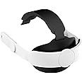 WaverVR Meta Quest 3 Head Strap Compatible with Oculus Quest 3/3S, Quest 3 Ergonomic Accessories, Elite Strap Replacement for Enhanced Support and Comfort, Non-Pressure Weight Balance, More Durable
