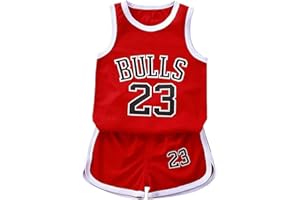 EZB Kids Basketball 2-Piece Performance Tank Top Training Jersey Top and Shorts Set | Sleeveless and Short Sleeved Childrens Basketball Sports Kit for Boys & Girls