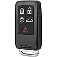 5 Buttons Car Key Fob For Volvo V40 V60 V70 XC60 XC70 S60 S80 Remote Control with Uncut Blade