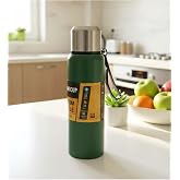 Trendmiya 1000 Ml &Ccedil;elik Termos, Yeşil