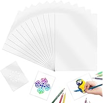 10 Fogli Mylar A4 Per Stencil - Pellicola Trasparente 0.3mm Per Fai Da Te, Serigrafia E Decorazioni - Foto 11