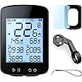G+ Wireless Bike Computer, GPS Cycling Speedometer and Odometer with Bluetooth and ANT+, Bicycle Accessories with LCD Display, Waterproof MTB Tracker Fits All Bikes