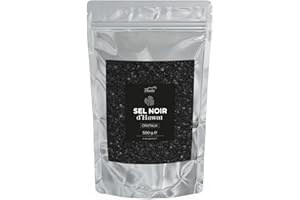 BEMBO QUALITÀ D'AUTORE Sel Noir d'Hawaï Bembo 500 g – Sel décoratif pour vos plats de poisson, œufs et viandes – Riche en charbon actif naturel.