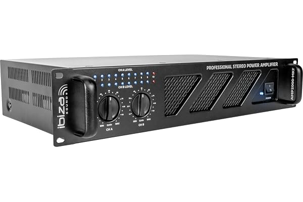 Ibiza sound - Amplificateur sono 2 x 1500 W Max AMP2000-MKII