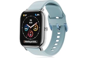 YASPARK TOPsic Silikonowy pasek do zegarka Amazfit GTS 2 Mini, Amazfit GTS 2, GTS 2e, GTS 3, Amazfit Bip U, Amazfit Bip U, Amazfit Bip U Pro, Amazfit GTR 42 mm