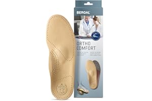 ‎BERGAL Bergal Ortho Comfort Orthopädische Einlagen mit echtem Leder