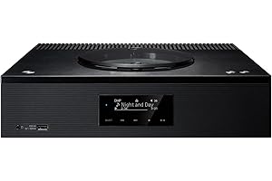 Technics SA-C100EG-K Netzwerk-CD-Receiver mit CD-Player, DAB+-Radio, USB, Bluetooth & Chromecast integriert, AirPlay 2, Phono MM, WLAN, Schwarz