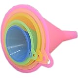 Trichter Küche Regenbogenfarben Trichter Set - 5 Stück Kochtrichter (67, 83, 98,110 und 125 mm) Trichter für Küche