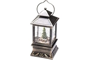 Konstsmide - Farol con luz led con diseño de 3 Velas y Relleno de Agua, para Uso en Interiores (IP20). Funciona con Pilas