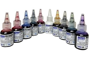 SÜDOR Vitrail Kit de peinture en verre à séchage rapide pour la décoration décorative. Verre trempé (10 couleurs x 25 ml)