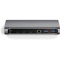 Baseus USB C Hub 7 in 1 Adapter met 4K @60Hz HDMI, 100W PD, 3 USB-A 3.0 5Gbps, SD/TF kaartlezer, USB-docking station voor iPhone 15, Laptop MacBook/Surface Pro/iPad/Steam Deck/Rog Ally/Samsung enz