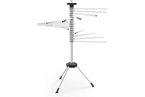 INTIRILIFE Secador de Pasta Fresca con peldaños Extensibles - Plegable y transportable