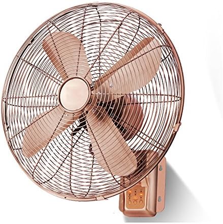 Electric fan ZZHDDP 16 Inch Fan Wall-mounted Fan Remote Control Timer Retro Fan Household Shaking Head Mechanical Fan (Color : Remote control)