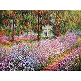 1art1 Claude Monet Poster Stampa Artistica Su Tela Il Giardino Dell'Artista A Giverny, 1900 Quadro Da Parete Sulla Barella | 