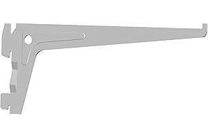 Element System Lot de 2 équerres d'étagère pour crémaillère 1 rangée 3 couleurs 7 dimensions, 18133-00003 Blanc 20 cm