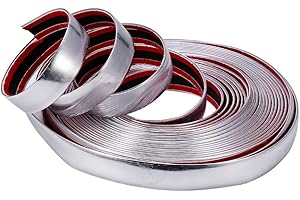 DIVERSITY WRAP SILVER CHROME CAR STYLING MOULDING STRIP TRIM SELF-ADHESIVE 15mm (1.5cm) x15m