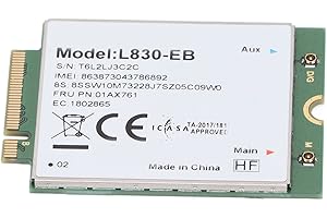 GOSHYDA Scheda di Rete Wireless Modulo 4G, Scheda Adattatore WiFi LTE FDD, per PC X280 T480 T480s T580 P52s L480 L580 T490 T590 P53s T490s X390 L490 L590 P43s