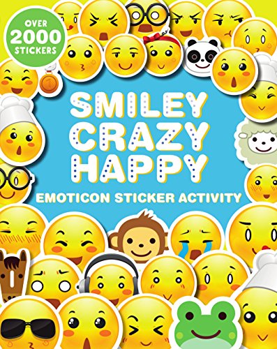 Preisvergleich Produktbild Smiley, Crazy, Happy Emoticon Sticker Activity (2000 Stickers)