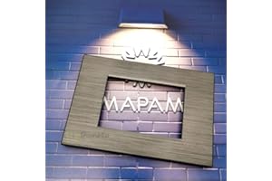 TOT ELECTRIC Placche compatibili per supporti Bticino Matix in tecnopolimero effetto spazzolato 3 4 6 moduli posti (3 Posti, T24 - Antracite)