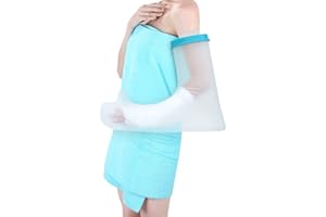 Fasola Protezione Impermeabile Gesso Braccio, Adulta Protettore Gesso Braccio Per Polso Rotto, Gomito, Ferita Alle Dita, Burns, Riutilizzabile Bende Gessate Protettore Mantieni Ferite e Bende Asciutte