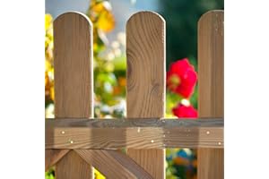 CATRAL Clôture classique en bois pour jardin