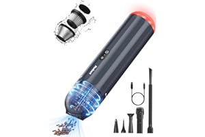 ‎RUBOT RUBOT Handstaubsauger Akku, 13000Pa/120W Handstaubsauger Kabellos mit USB-C Schnellladung, Auto Staubsauger Stark 6 in 1 Multifunktion, Mini Staubsauger für Zuhause Auto Outdoor- P15 Blau