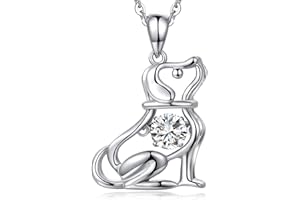 Miaofu Collana Donna, Collana Da Donna In Argento Sterling 925 Placcato Oro Bianco 18 Carati Con Zirconi 5A, Gioielleria Raffinata per Donna Uomo