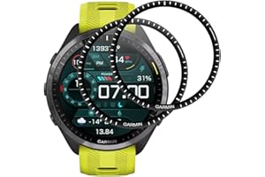 IQShield Verre Trempé pour Garmin Forerunner 965, Haut Définition Protection écran, Vitre Protection de Anti Rayures, 3D Couverture Complète, Haute Sensibilité, Sans Bulles- 2 Pièces
