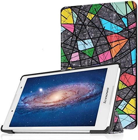 Lenovo Tab3 8 case, HZSSEC Ultra Slim Lightweight Shell Stand Cover Case for Lenovo Tab 3 8 (TB3-850F / TB3-850M) 8.0 Inch Tablet (NOT FIT for Yoga Tab3 8.0 /YT3-850F/L/M), Owl BabyChurch Window