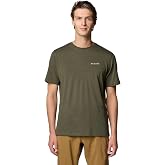 Columbia Thistletown Hills Men's T-Shirt (Pack of 1) | Extra Soft Cotton, Moisture Wicking, Lightweight, Extended Fit Availab
