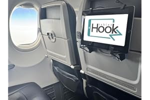 TabletHookz v3. Tablet/iPad holder for the plane train and car. Hands-Free. Mount your Tablet securely at eye level. Create your own inflight entertainment while keeping your device safe and secure.