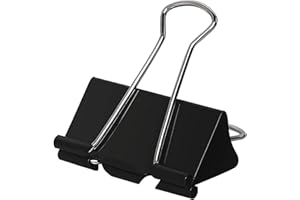 GENTLEWATER Bulldog Clips Large 60PCS 41MM Paper Clips Binder 1.6 inch (60pcs-41mm)