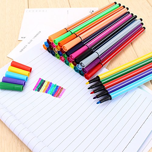 Waschbar Aquarell Stifte Farbig Bleistift Set Marker Malerei Zeichnung Kunst Zubehör Für Kinder Erwachsene Malbuch Zeichnung Skizzieren ( Farbe : 36 Colors ) - 5