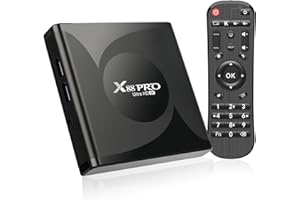 WEILY Android TV Box, Android 13.0 Box 4GB RAM 32GB ROM RK3528 Quad-Core Cortex-A53 GPU Mali-450 Supporto 8K 10/100M LAN Enternet 2.4G/5G Dual-Band WiFi 6 BT 5.0 USB 2.0/3.0