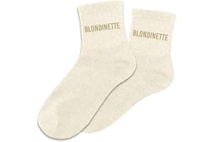 STC Chaussettes paillettes blondinette, Beige, 36/42