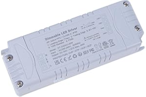 YAYZA! Transformer Dimmable 24V 40W, Constant Voltage LED Driver TRIAC Dimming Lighting Adapter, 240V-24 Volt Low Voltage Power Supply for Strip Light MR16 MR11 Bulbs Modules (1 Pack)