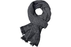 LIUPUUDLY Herren Schal Weicher Warm Casual Lang Schal Modisch Elegant Webschal Herrenschal