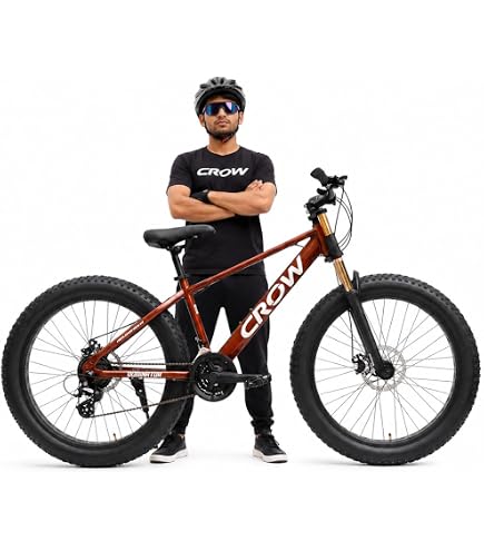Buy DRIXON X6 Foldable Cruiser Bicycle | 26-Inch Red Bike with 21