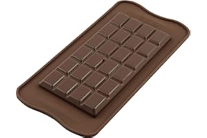 SILIKOMART Silkomart SCG36 Classic Choco Bar, Silicone, marrón, 11,5 x 7,7 x 9 cm