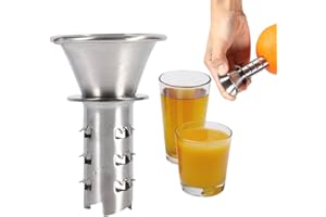 TAIDDA Presse-agrumes Manuel, Extracteur De Jus Manuel Pour Agrumes Avec Bec Verseur Outil De Cuisine Pour Presse-fruits En Acier Inoxydable Orange Citron Citron Vert