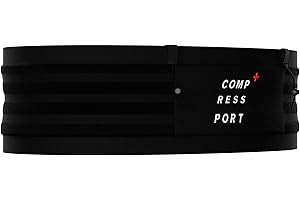 Compressport - Free Belt & Pro - Ceinture pour Running, Vélo, Escalade - Ultra-Légère - Ergonomique - Fibres Souples - sans Ballotement