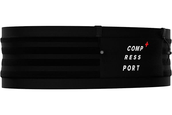 Compressport - Free Belt & Pro - Ceinture pour Running, Vélo, Escalade - Ultra-Légère - Ergonomique - Fibres Souples - sans Ballotement