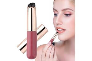 TEKSOME Pennello per labbra in silicone, 2 applicatori per labbra in silicone, pennello per labbra per rossetto, pennello multiuso in silicone per balsamo per labbra,lucidalabbra,stick per labbra e correttore