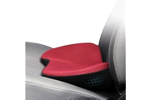 FCHMY Coussin de siège de voiture épais pour conducteur - Coussin rehausseur pour le bas du dos - Soulage l'inconfort - Pour toutes les saisons