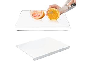 BLINGPAINTING Planche à découper en acrylique comptoir de cuisine, planche à découper transparente rebord antidérapant comptoir de comptoir la maison, le restaurant (45,7 x 35,6 cm)