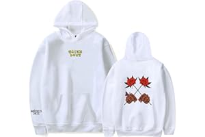 OUHZNUX Sudadera con Capucha De Eladio Carrion, Sudaderas con Estampado De Rosas De Hip Hop, Camisetas De Calle para Hombres Y Mujeres,